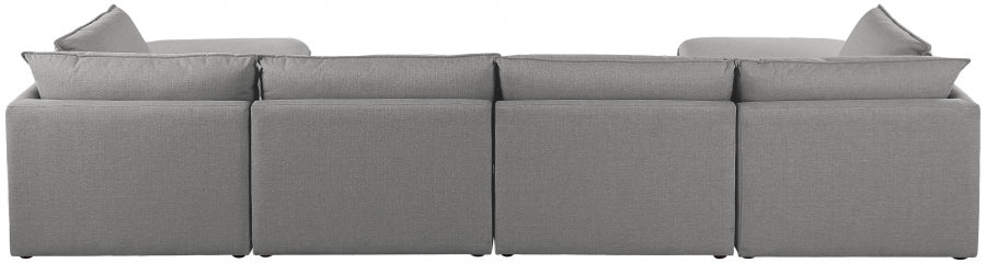 Sectionnel modulaire en lin Mackenzie
