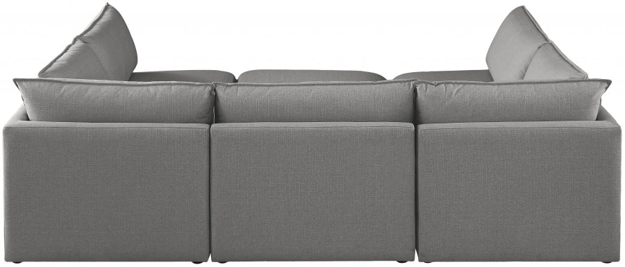 Sectionnel modulaire en lin Mackenzie