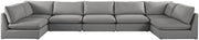 Sectionnel modulaire en lin Mackenzie