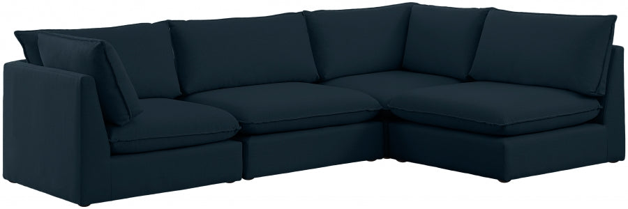 Sectionnel modulaire en lin Mackenzie