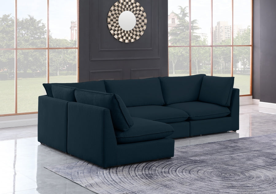 Sectionnel modulaire en lin Mackenzie