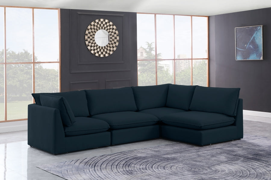 Sectionnel modulaire en lin Mackenzie