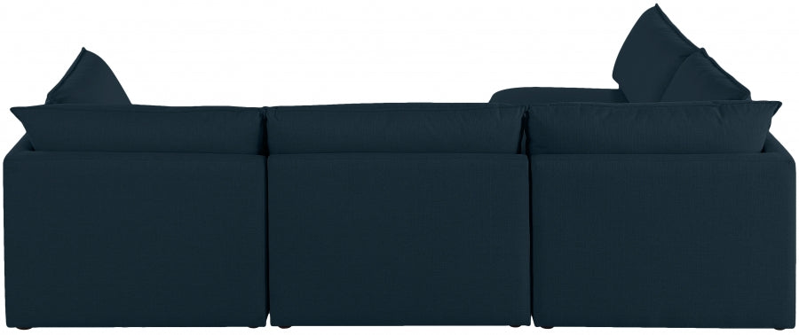 Sectionnel modulaire en lin Mackenzie
