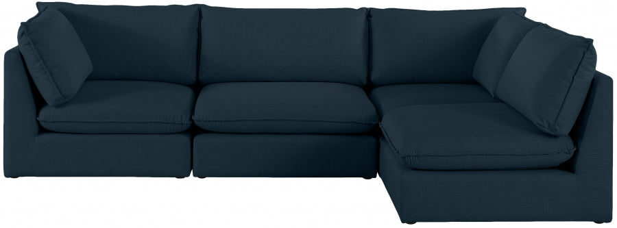 Sectionnel modulaire en lin Mackenzie