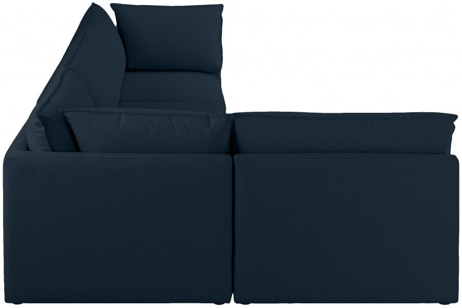 Sectionnel modulaire en lin Mackenzie