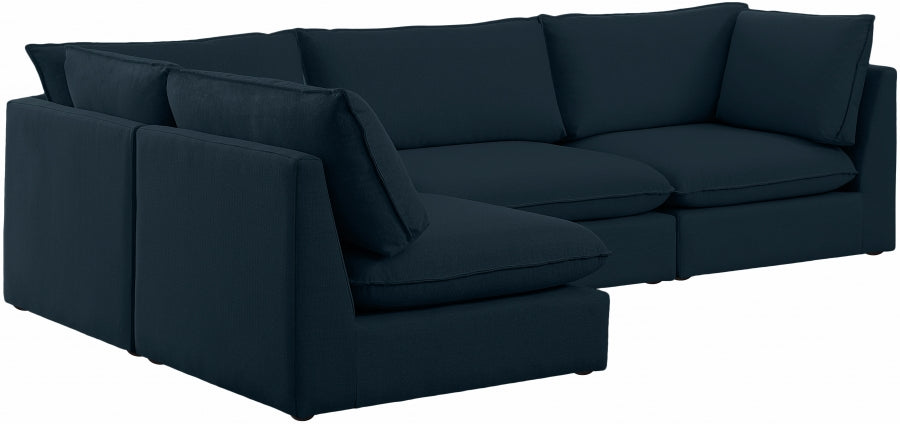 Sectionnel modulaire en lin Mackenzie