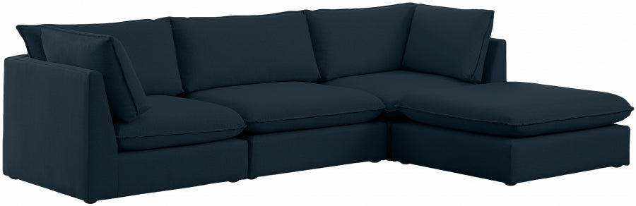Sectionnel modulaire en lin Mackenzie