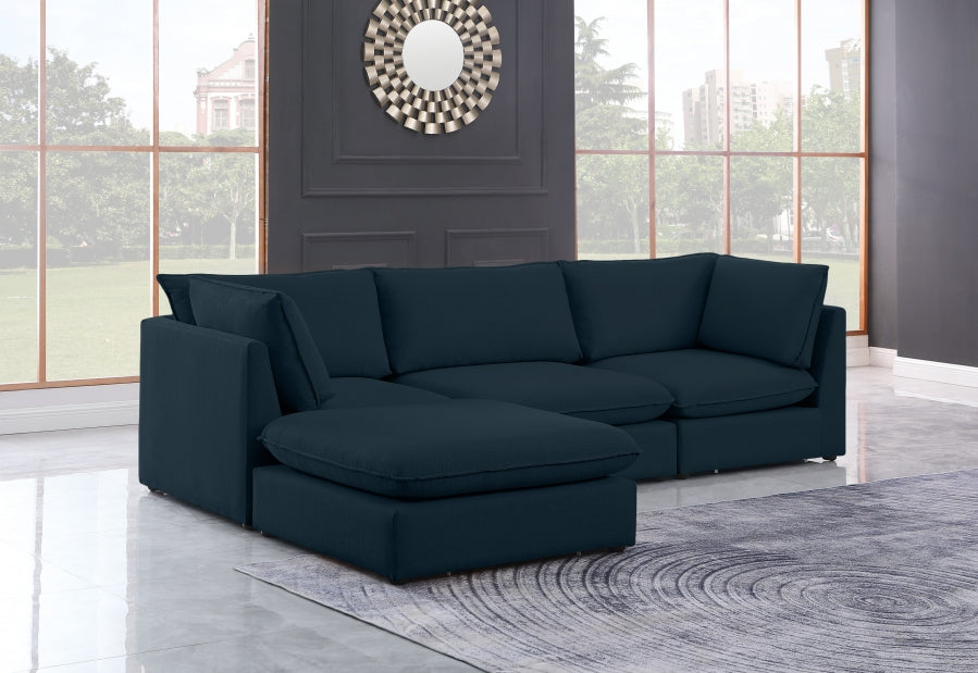 Sectionnel modulaire en lin Mackenzie