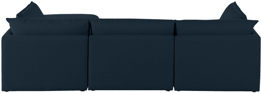 Sectionnel modulaire en lin Mackenzie