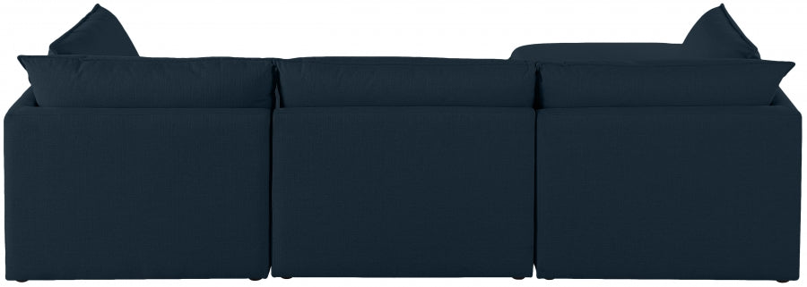 Sectionnel modulaire en lin Mackenzie