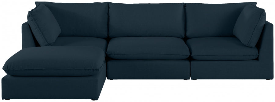 Sectionnel modulaire en lin Mackenzie
