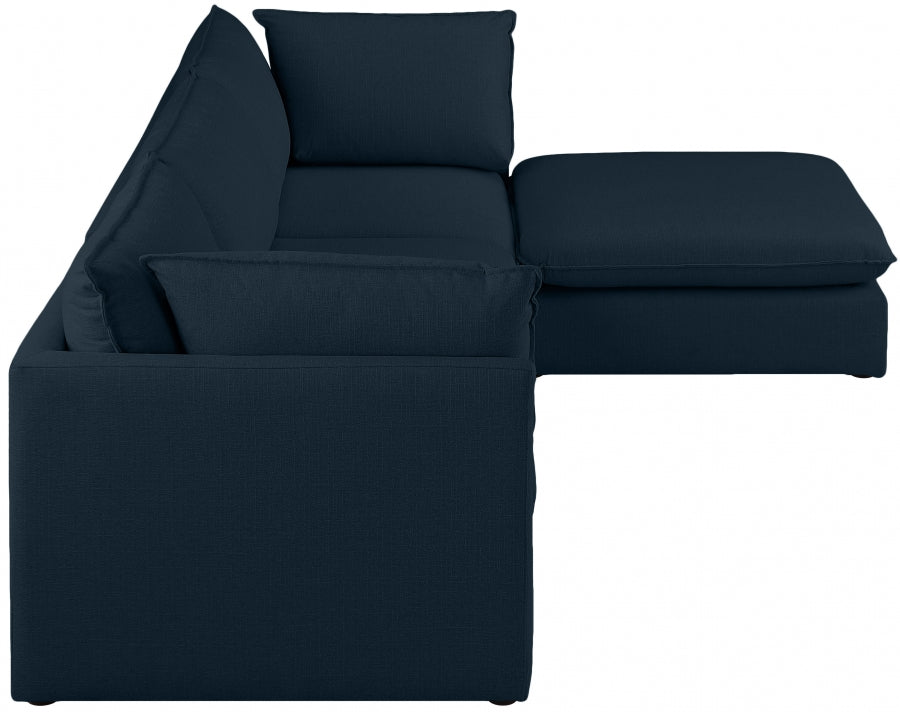 Sectionnel modulaire en lin Mackenzie