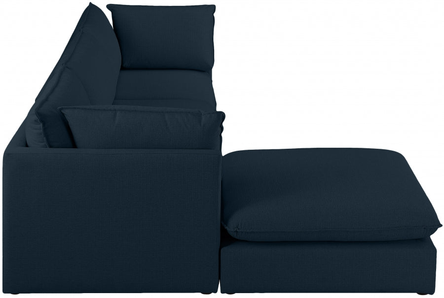 Sectionnel modulaire en lin Mackenzie