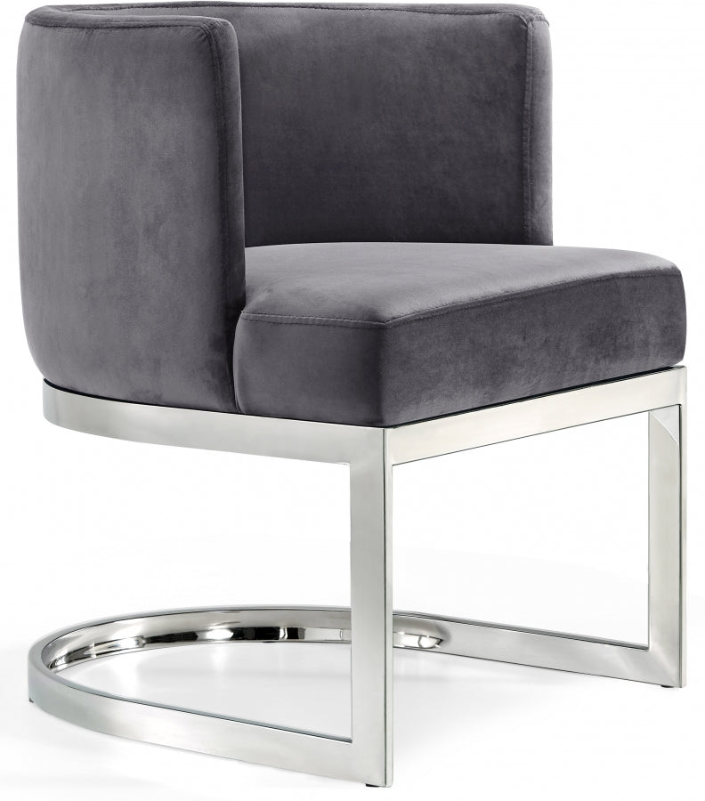 Chaise de salle à manger en velours Gianna