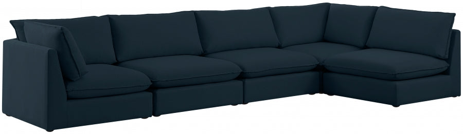 Sectionnel modulaire en lin Mackenzie