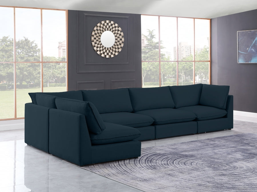 Sectionnel modulaire en lin Mackenzie