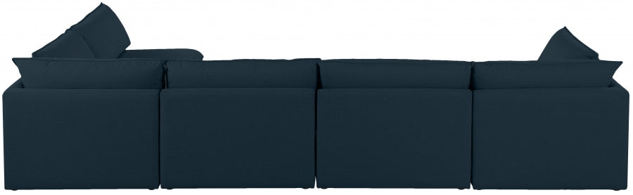 Sectionnel modulaire en lin Mackenzie