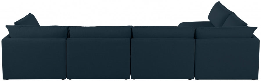 Sectionnel modulaire en lin Mackenzie