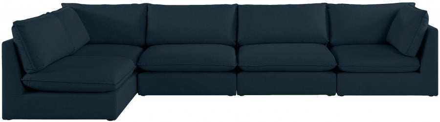 Sectionnel modulaire en lin Mackenzie