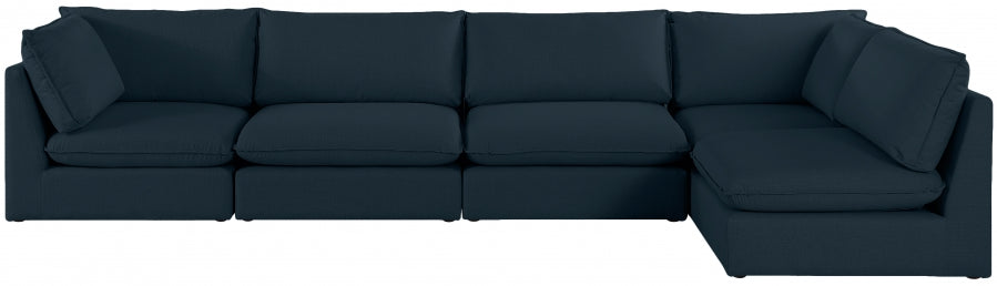 Sectionnel modulaire en lin Mackenzie
