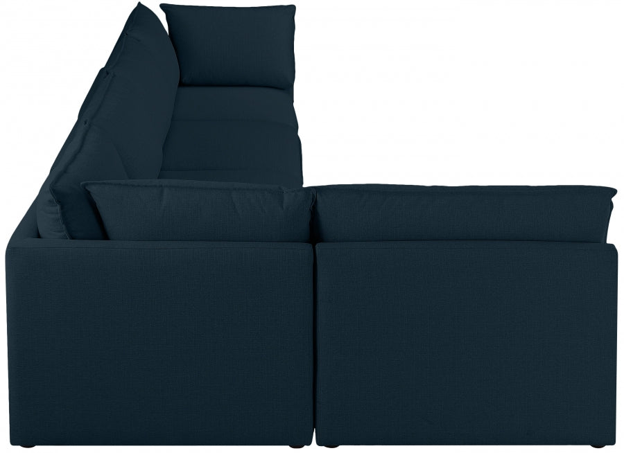 Sectionnel modulaire en lin Mackenzie