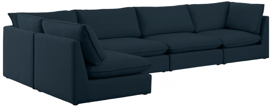 Sectionnel modulaire en lin Mackenzie