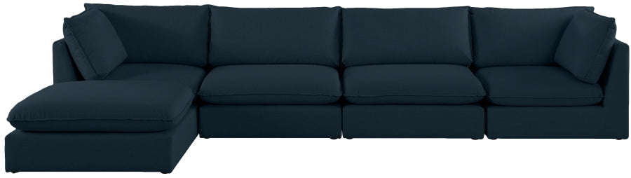 Sectionnel modulaire en lin Mackenzie