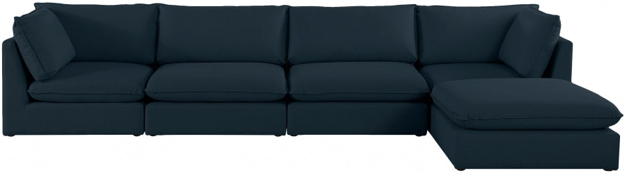 Sectionnel modulaire en lin Mackenzie