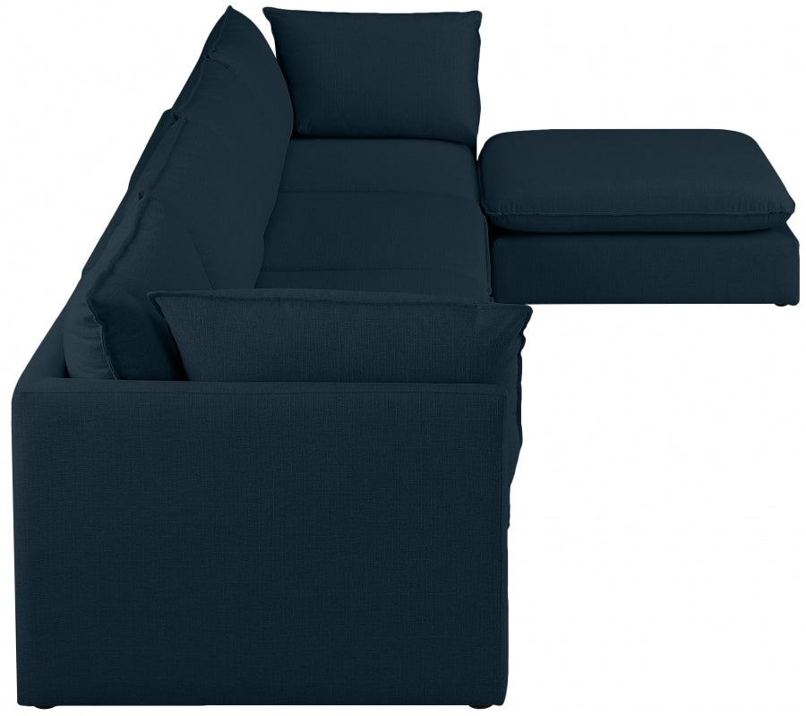 Sectionnel modulaire en lin Mackenzie