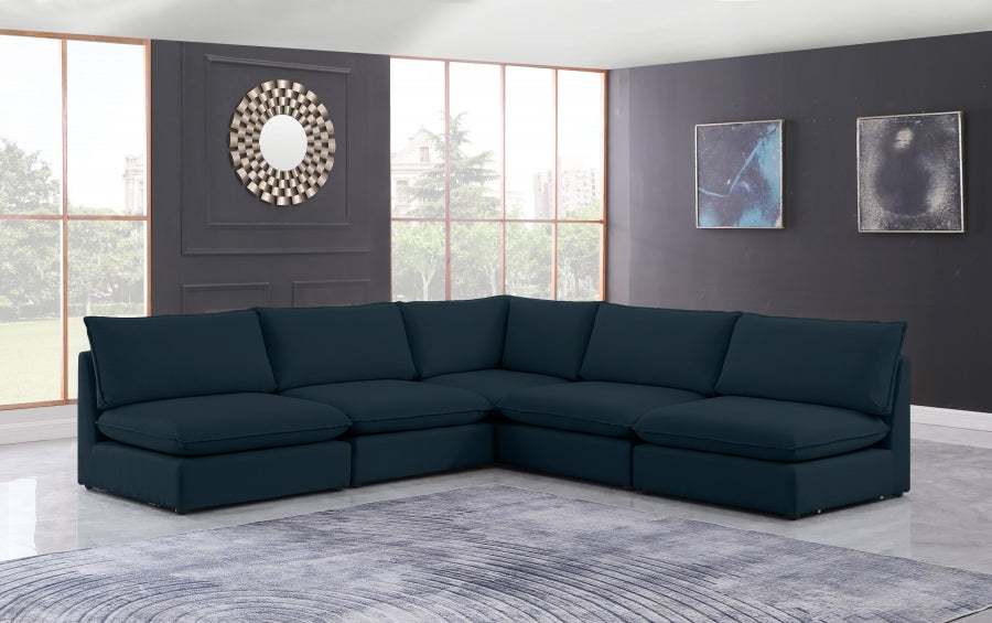 Sectionnel modulaire en lin Mackenzie
