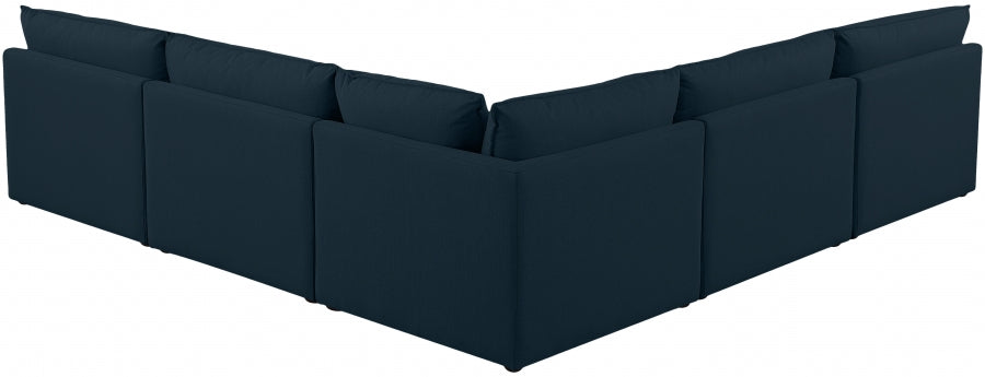 Sectionnel modulaire en lin Mackenzie