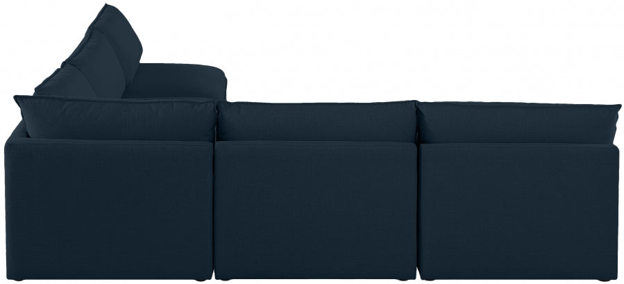 Sectionnel modulaire en lin Mackenzie