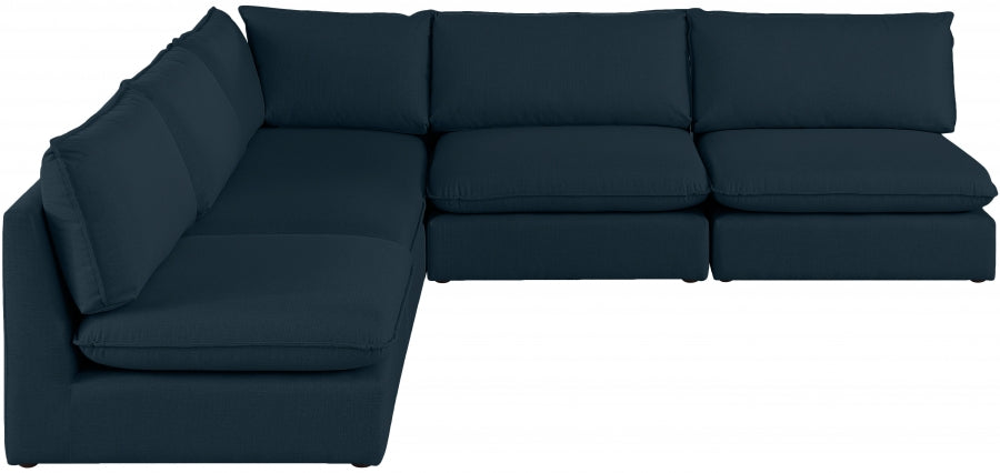 Sectionnel modulaire en lin Mackenzie