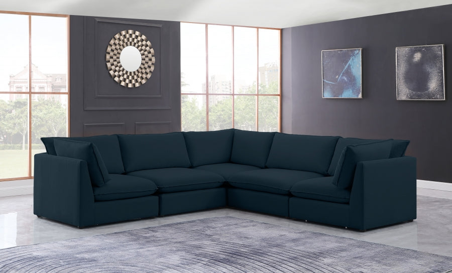 Sectionnel modulaire en lin Mackenzie