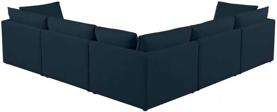 Sectionnel modulaire en lin Mackenzie