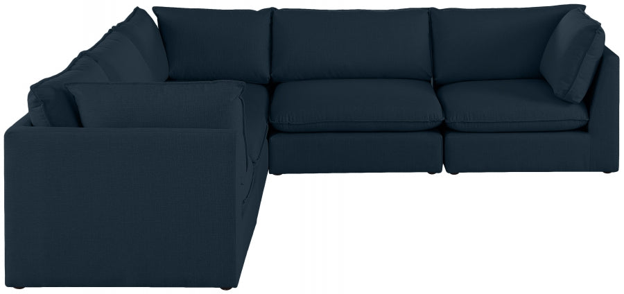 Sectionnel modulaire en lin Mackenzie