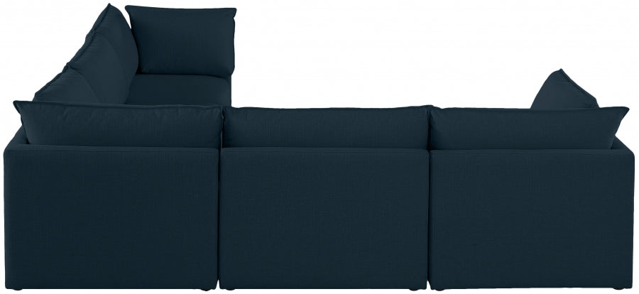 Sectionnel modulaire en lin Mackenzie