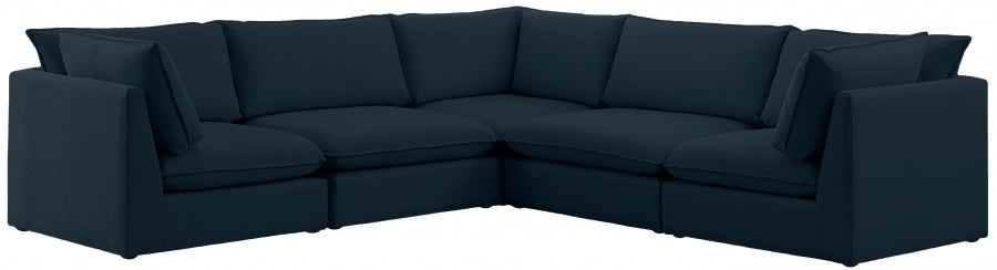 Sectionnel modulaire en lin Mackenzie
