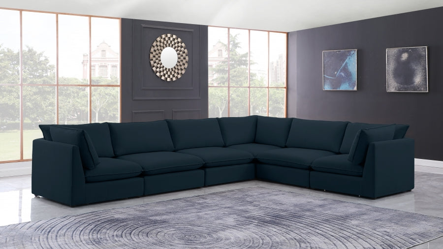 Sectionnel modulaire en lin Mackenzie