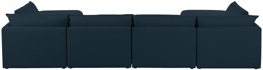 Sectionnel modulaire en lin Mackenzie
