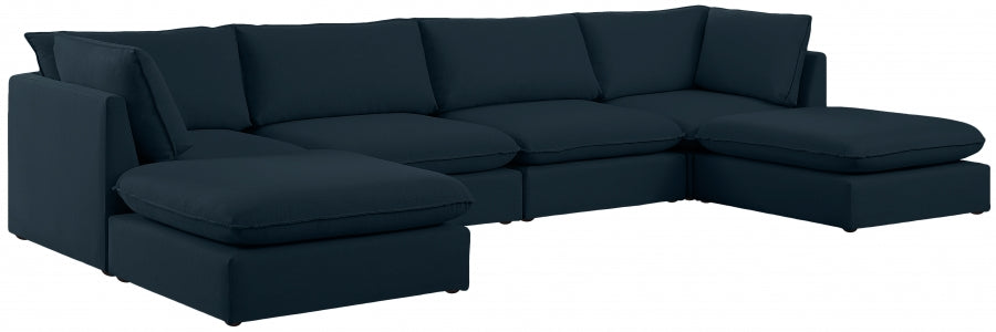 Sectionnel modulaire en lin Mackenzie