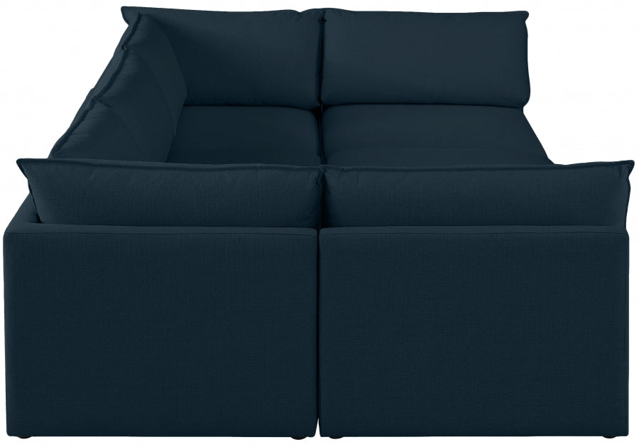 Sectionnel modulaire en lin Mackenzie
