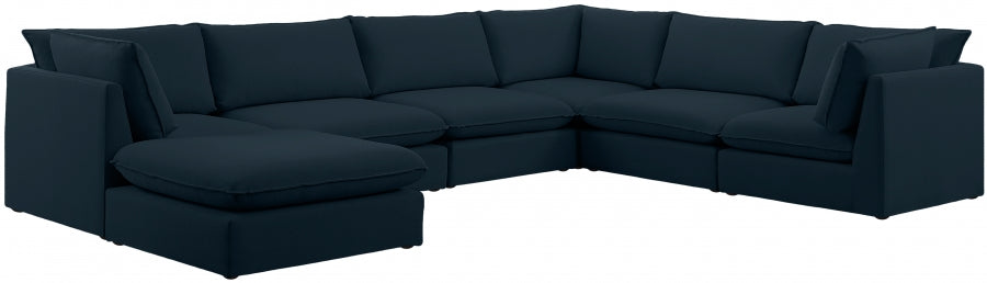 Sectionnel modulaire en lin Mackenzie