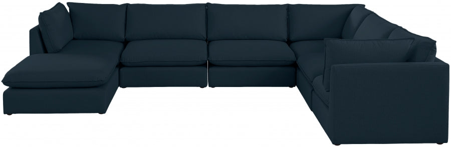 Sectionnel modulaire en lin Mackenzie