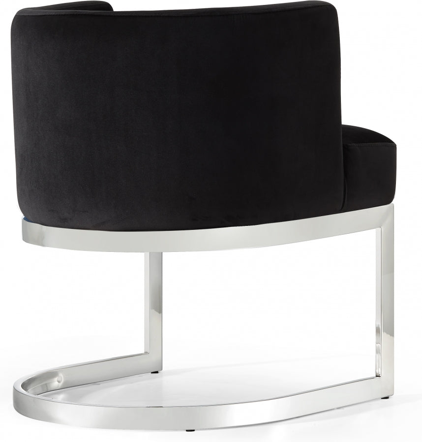 Chaise de salle à manger en velours Gianna
