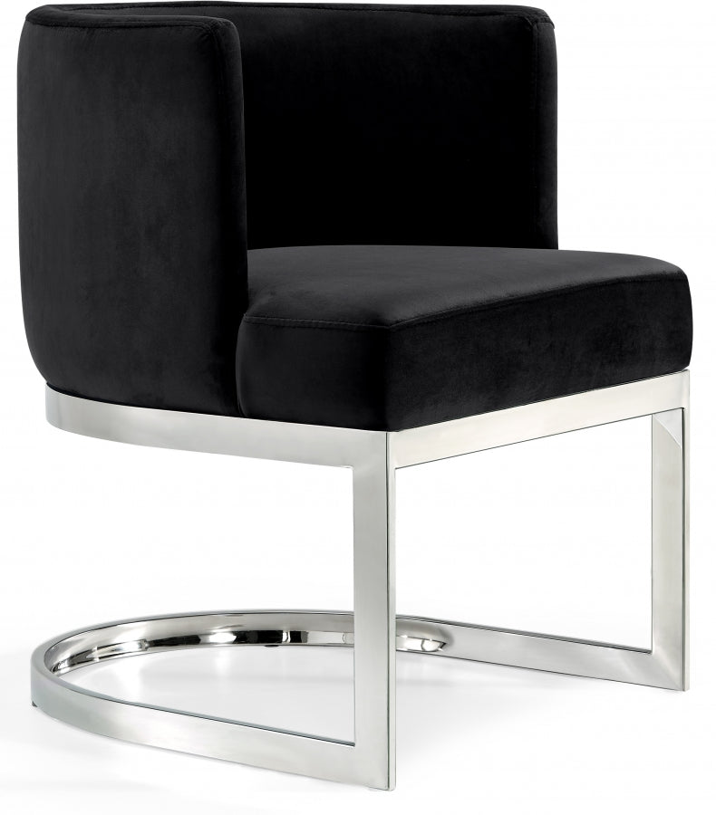Chaise de salle à manger en velours Gianna