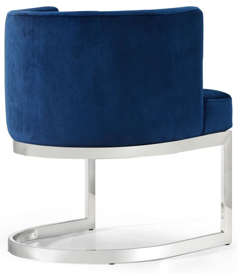 Chaise de salle à manger en velours Gianna