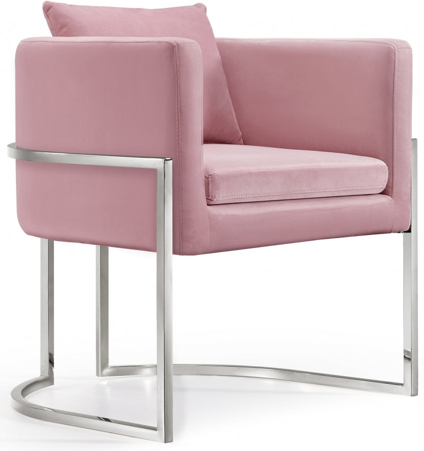 Chaise d'appoint en velours Pippa