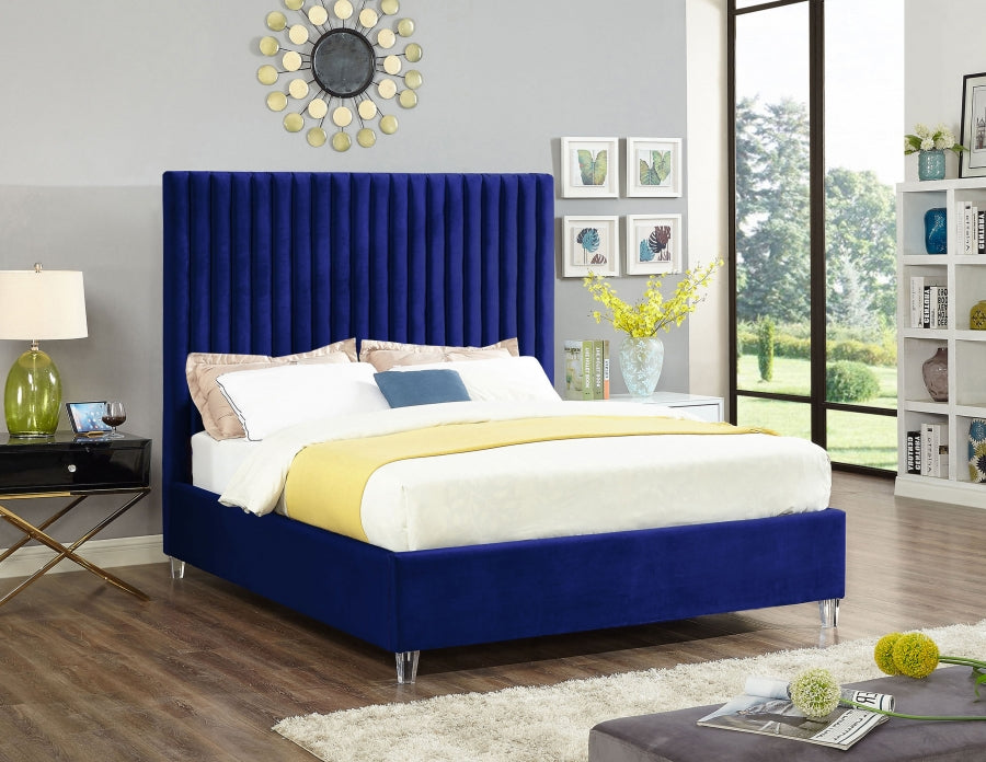 Lit en velours Candace