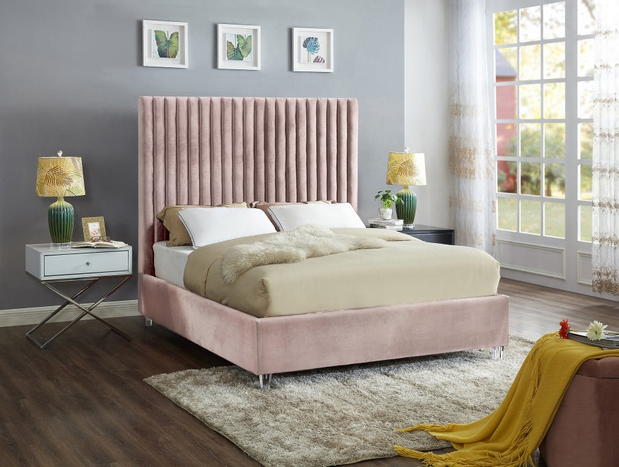 Lit en velours Candace